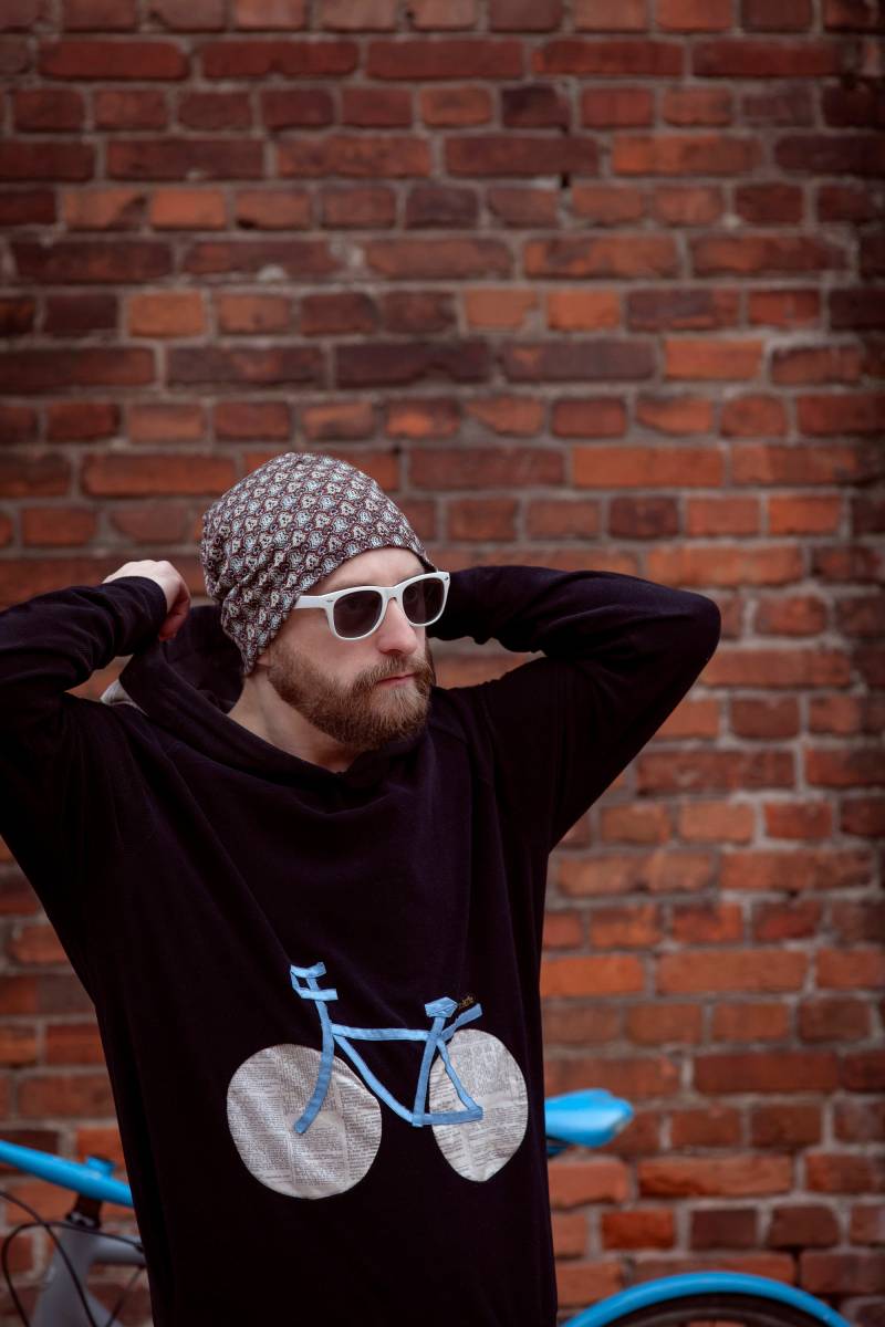 Handgefertigte Slouchy Beanie Unisex Cotton Blend Strick Chemo Cap von Persikeliz