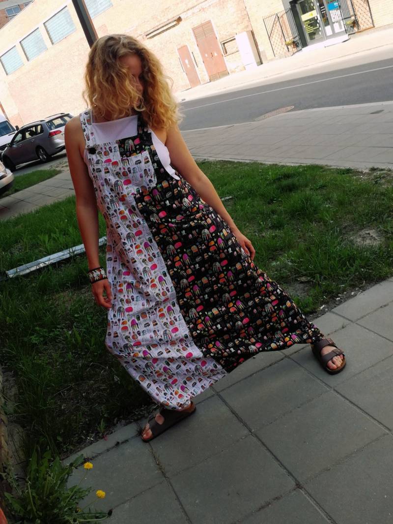 Haremsoverall Aus Baumwolle Moderne Boho Plus Size Party Wear von Persikeliz