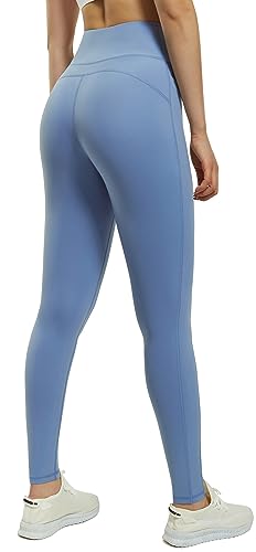 Persit Sporthose Damen, Sport Leggings High Waist Yogahose Gym Leggins Sportleggins Lange (36/38, Kriedeblau, Herstellergröße: S) von Persit