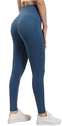 Persit Sporthose Damen, Sport Leggings High Waist Yogahose Gym Leggins Sportleggins Lange (36/38, Schotenblau, Herstellergröße: S) von Persit