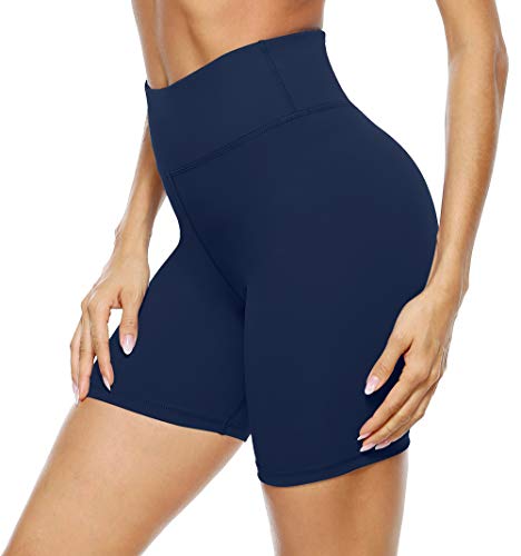 Persit Radlerhose Damen Kurze Sporthose, Sport Shorts Damen Sommer Leggings Yogahose Laufhose Kurz Kobaltblau - XL/44-46 von Persit