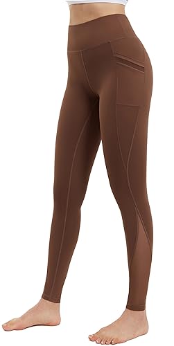 Persit Sport Leggings Damen, Sporthose Yogahose Laufhose Yoga Leggins Tights Sportleggins für Damen Tiramisu, Size 34 (Herstellergröße: XS) von Persit