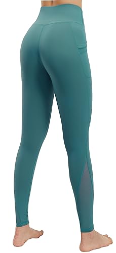 Persit Sport Leggings Damen, Sporthose Yogahose Laufhose Yoga Leggins Tights Sportleggins für Damen Türkis, Size 34 (Herstellergröße: XS) von Persit