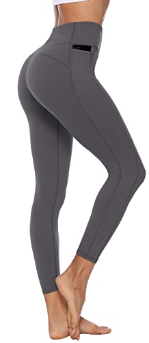 Persit Sporthose Damen, Sport Leggins für Damen Yoga Leggings Yogahose Sportleggins Grau-Size 42/44 (Herstellergröße: L) von Persit