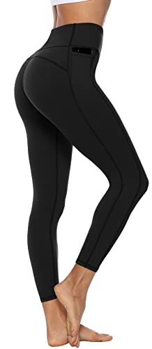 Persit Sporthose Damen, Sport Leggins für Damen Yoga Leggings Yogahose Sportleggins Schwarz-Size 48/50 (Herstellergröße: XXL) von Persit