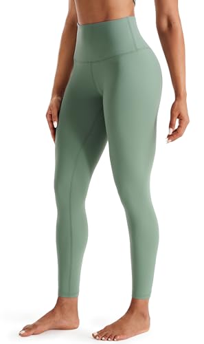 Persit Sporthose Damen, Sport Leggings für Damen Yoga Leggins Laufhose Sportleggins Lang (XXL, Cyperngrün, 64 cm) von Persit
