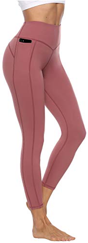 Persit Sporthose Damen, Sport Leggins für Damen Yoga Leggings Yogahose Sportleggins, Dusty Rose, 34 (Herstellergröße: XS) von Persit