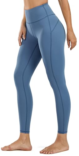 Persit Yogahose Damen Cozyluxe Sport Leggings High Waist Blickdicht Sporthose Lang Gym Leggins Lang Tights 64cm Atlantikblau M von Persit