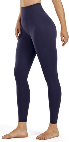 Persit Yogahose Damen Cozyluxe Sport Leggings High Waist Blickdicht Sporthose Lang Gym Leggins Lang Tights 71cm Marineblau M von Persit