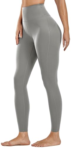 Persit Yogahose Damen Cozyluxe Sport Leggings High Waist Blickdicht Sporthose Lang Gym Leggins Lang Tights 71cm MörtelGrau XL von Persit