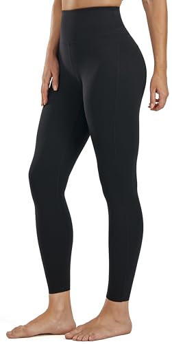 Persit Yogahose Damen Cozyluxe Sport Leggings High Waist Blickdicht Sporthose Lang Gym Leggins Lang Tights 71cm Schwarz XS von Persit