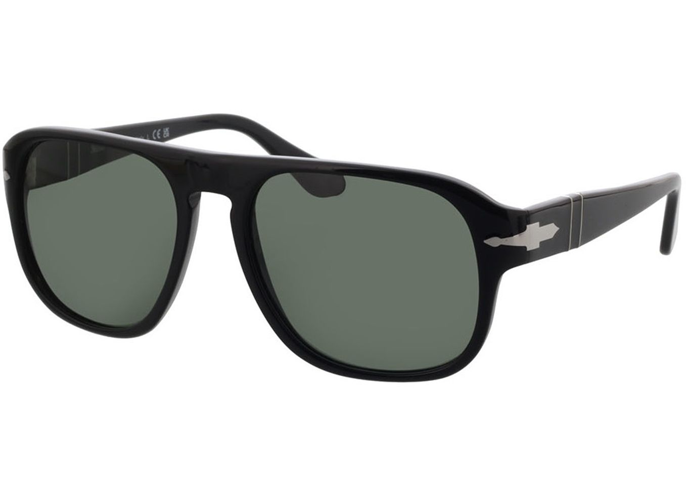 Persol Jean PO3310S 95/31 57-18 Sonnenbrille mit Sehstärke erhältlich, Damen/Herren, Vollrand, Pilot von Persol