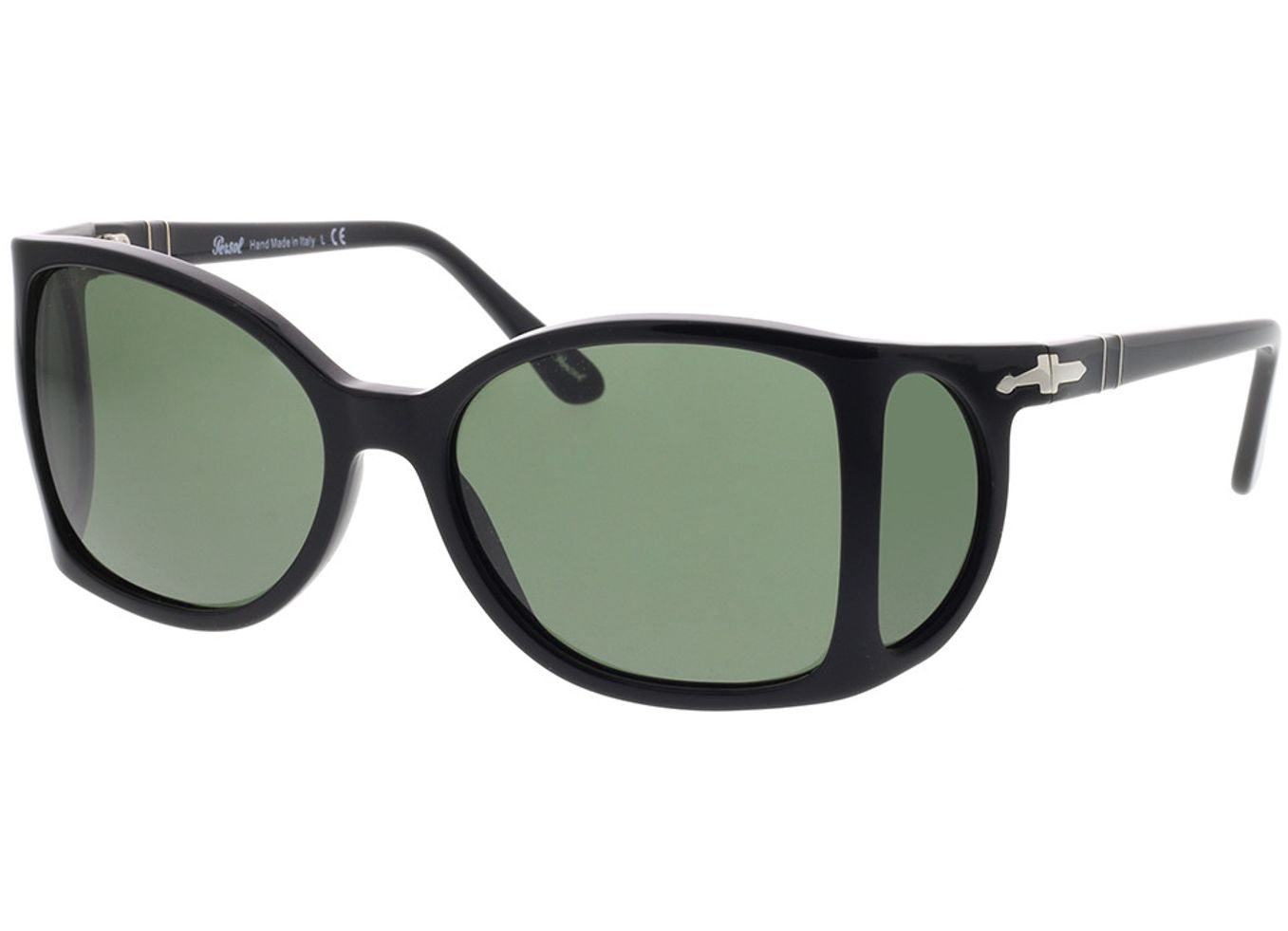 Persol PO0005 95/31 54-17 Sonnenbrille ohne Sehstärke, Herren, Vollrand, Rund von Persol