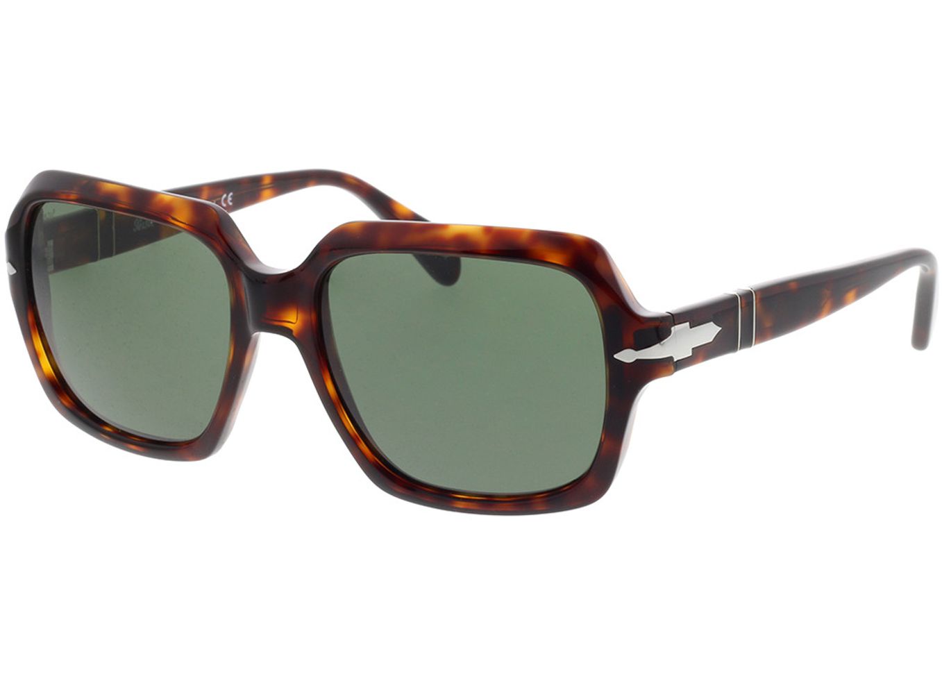 Persol PO0581S 24/31 54-17 Sonnenbrille mit Sehstärke erhältlich, Damen, Vollrand, Eckig von Persol