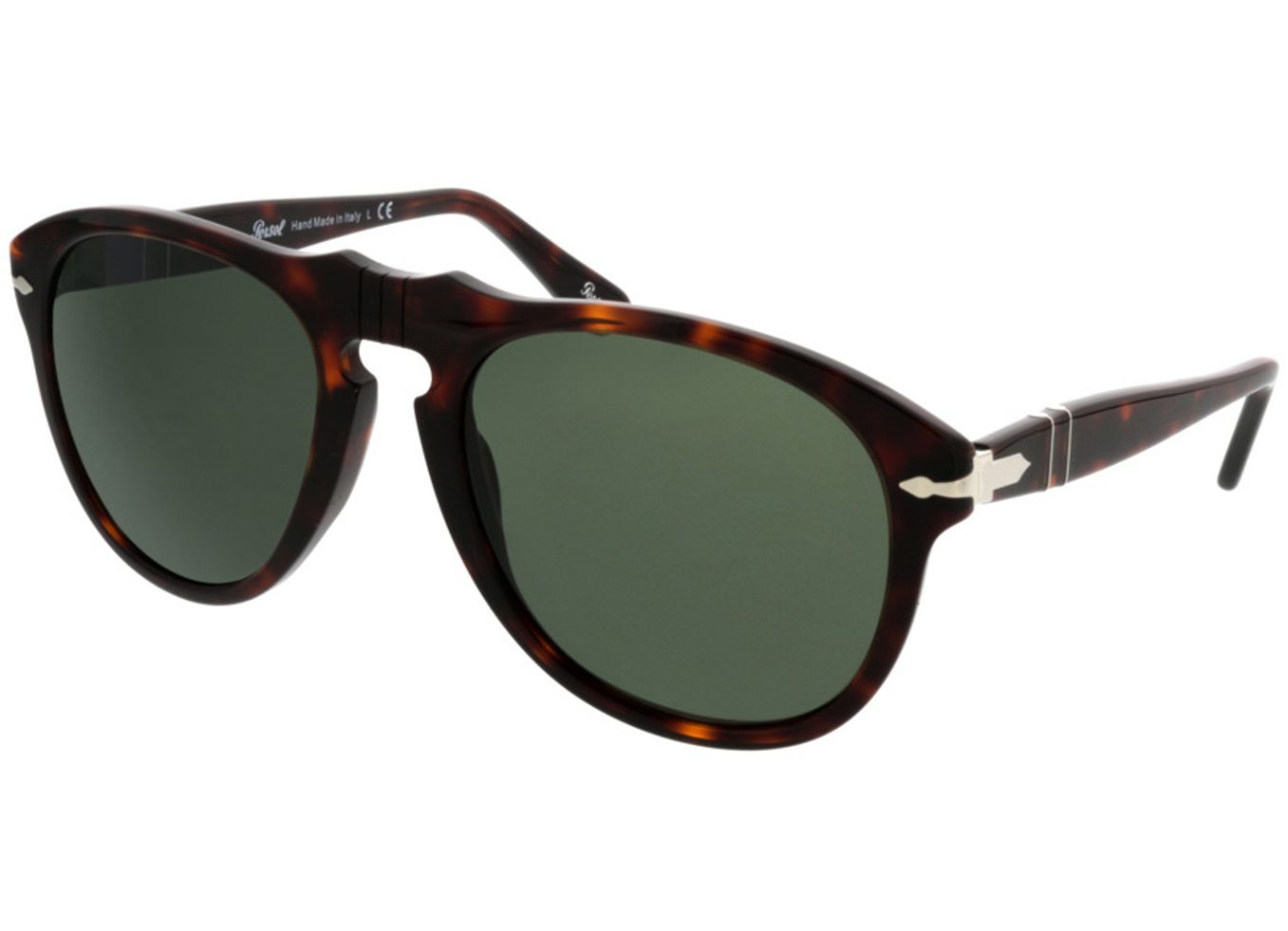 Persol PO0649 24/31 54-20 Sonnenbrille mit Sehstärke erhältlich, Herren, Vollrand, Pilot von Persol