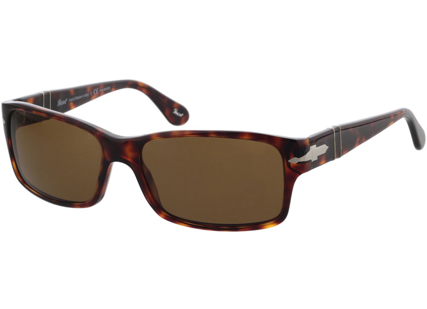 Persol PO2803S 24/57 58-16 Sonnenbrille ohne Sehstärke, Herren, Vollrand, Eckig von Persol