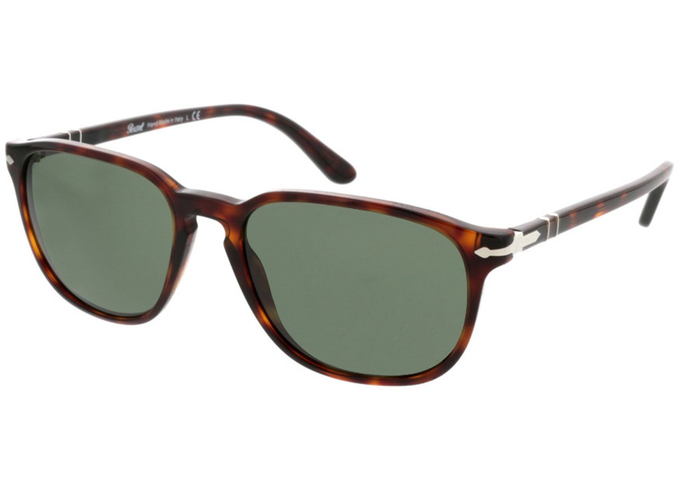 Persol PO3019S 24/31 55-18 Sonnenbrille mit Sehstärke erhältlich, Herren, Vollrand, Eckig von Persol