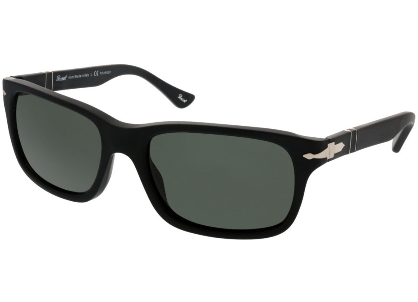 Persol PO3048S 900058 58-19 Sonnenbrille mit Sehstärke erhältlich, Herren, Vollrand, Eckig von Persol