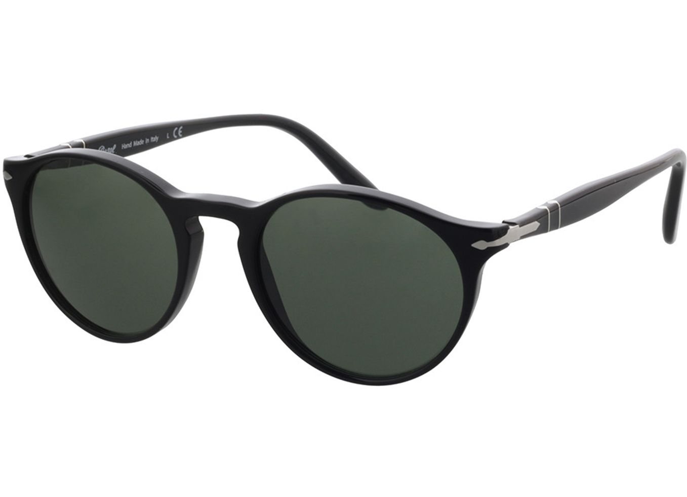 Persol PO3092SM 901431 50-19 Sonnenbrille mit Sehstärke erhältlich, Herren, Vollrand, Rund von Persol