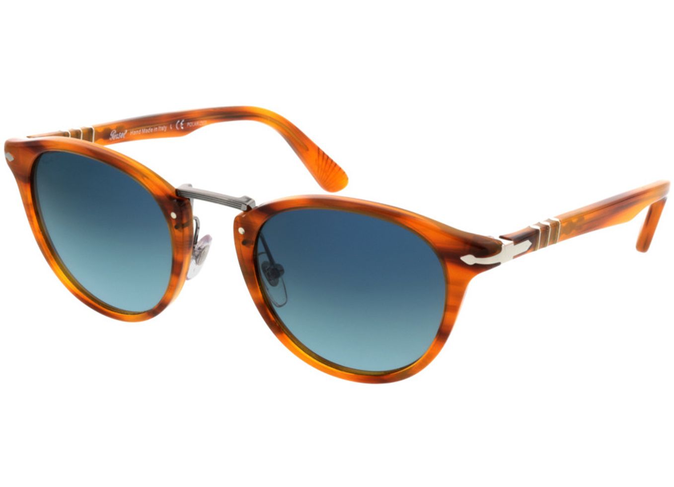 Persol PO3108S 960/S3 49-22 Sonnenbrille mit Sehstärke erhältlich, Damen/Herren, Vollrand, panto von Persol