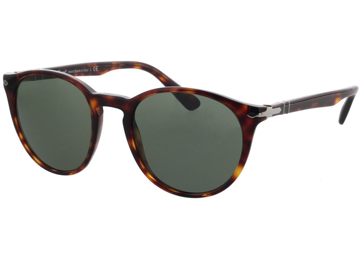 Persol PO3152S 901531 52-20 Sonnenbrille mit Sehstärke erhältlich, Herren, Vollrand, Rund von Persol