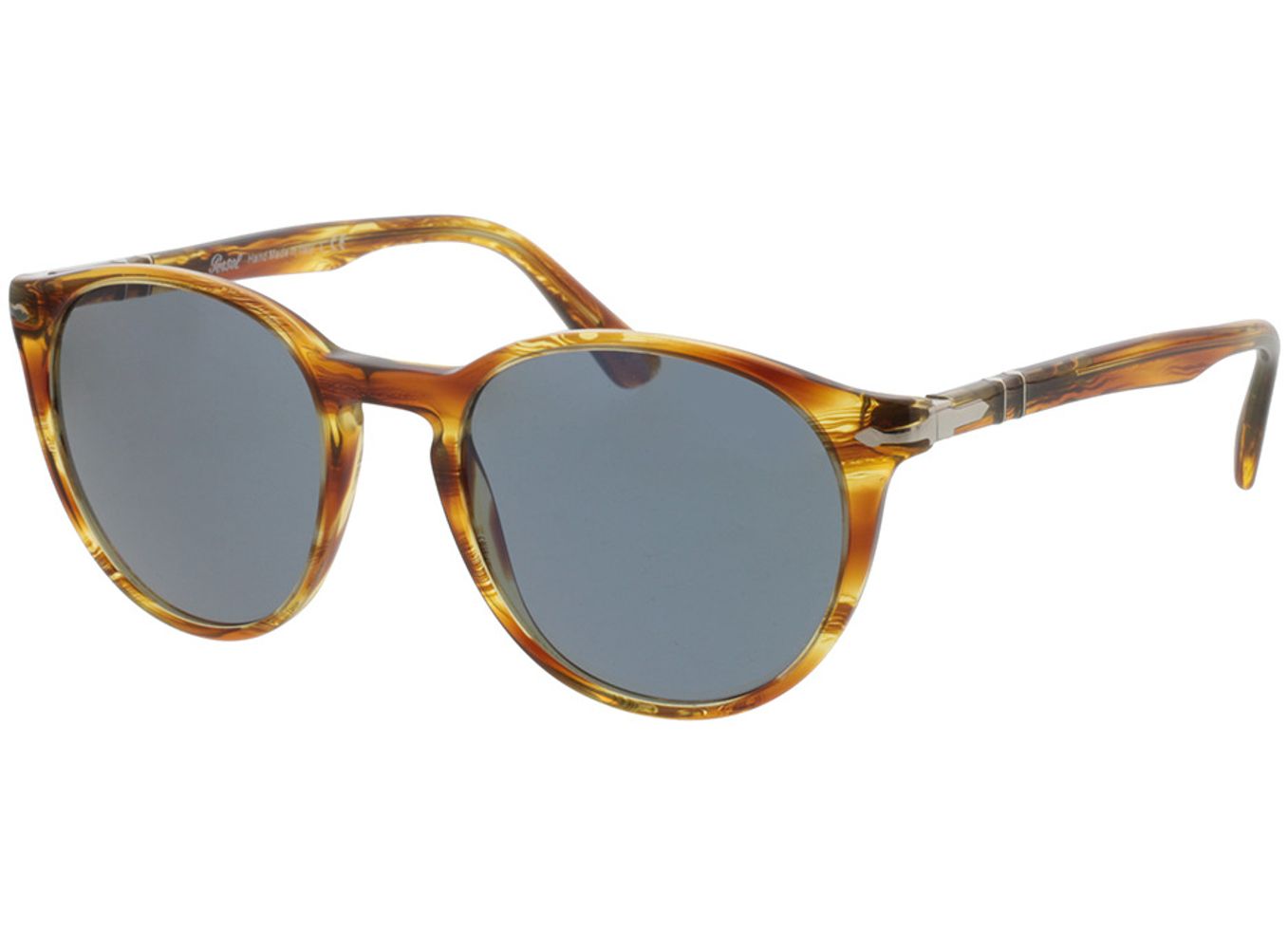 Persol PO3152S 904356 52-20 Sonnenbrille mit Sehstärke erhältlich, Herren, Vollrand, Rund von Persol