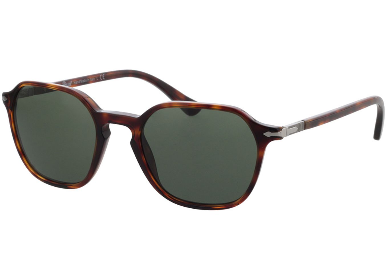 Persol PO3256S 24/31 51-20 Sonnenbrille mit Sehstärke erhältlich, Damen/Herren, Vollrand, Eckig von Persol