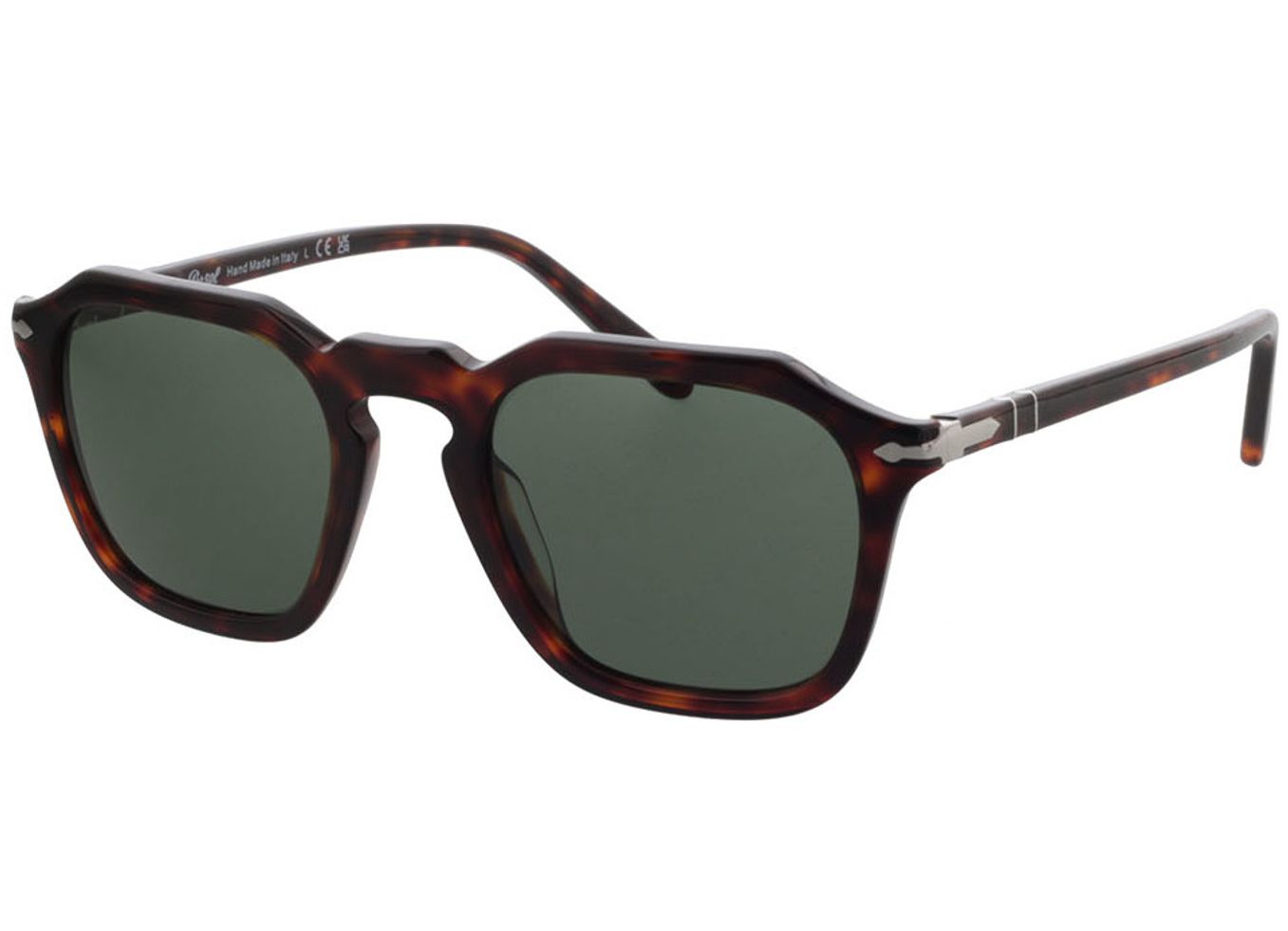 Persol PO3292S 24/31 50-21 Sonnenbrille mit Sehstärke erhältlich, Damen/Herren, Vollrand, Eckig von Persol