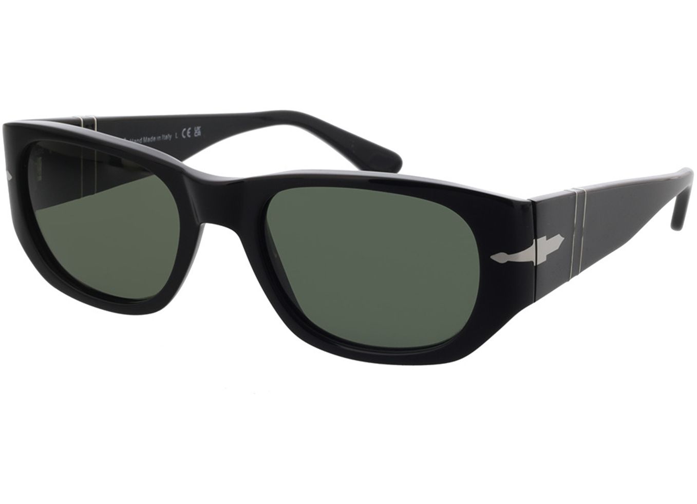 Persol PO3307S 95/31 55-21 Sonnenbrille mit Sehstärke erhältlich, Damen/Herren, Vollrand, Rechteckig von Persol