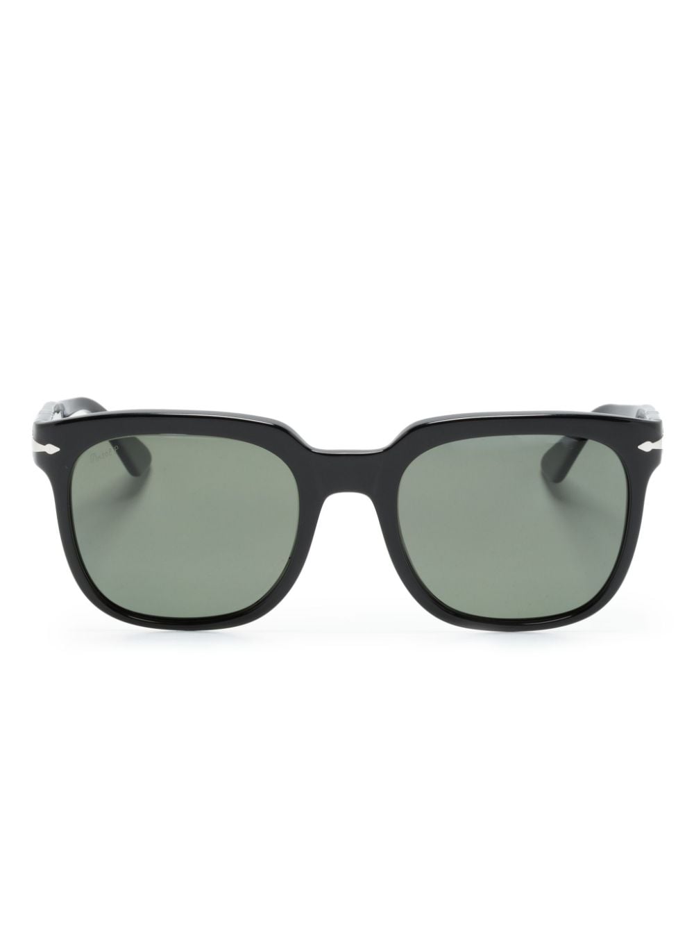 Persol PO3323S Sonnenbrille mit Oversized-Gestell - Schwarz von Persol