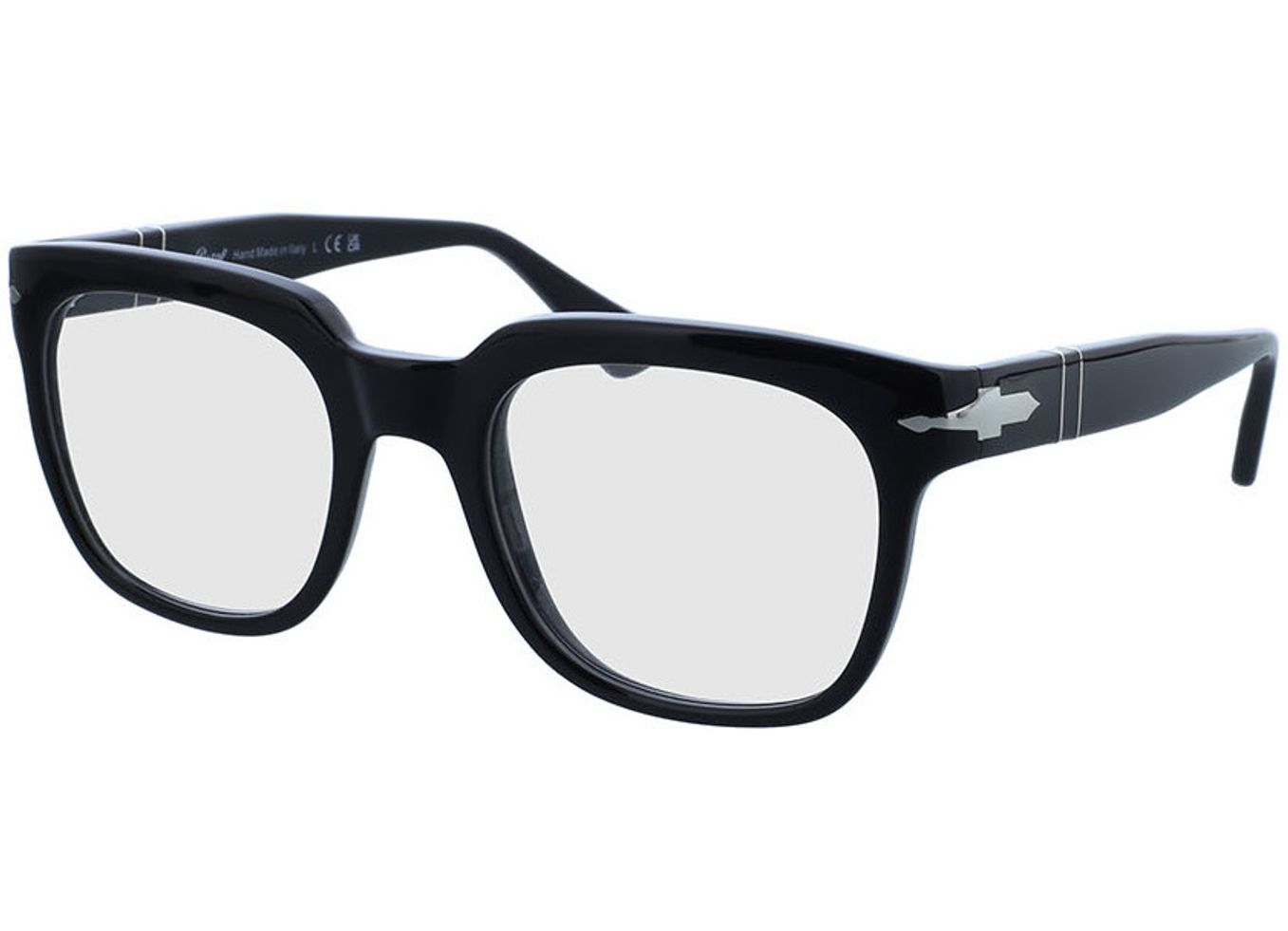 Persol PO3325V 95 52-21 Brillengestell inkl. Gläser, Damen/Herren, Vollrand, Eckig von Persol