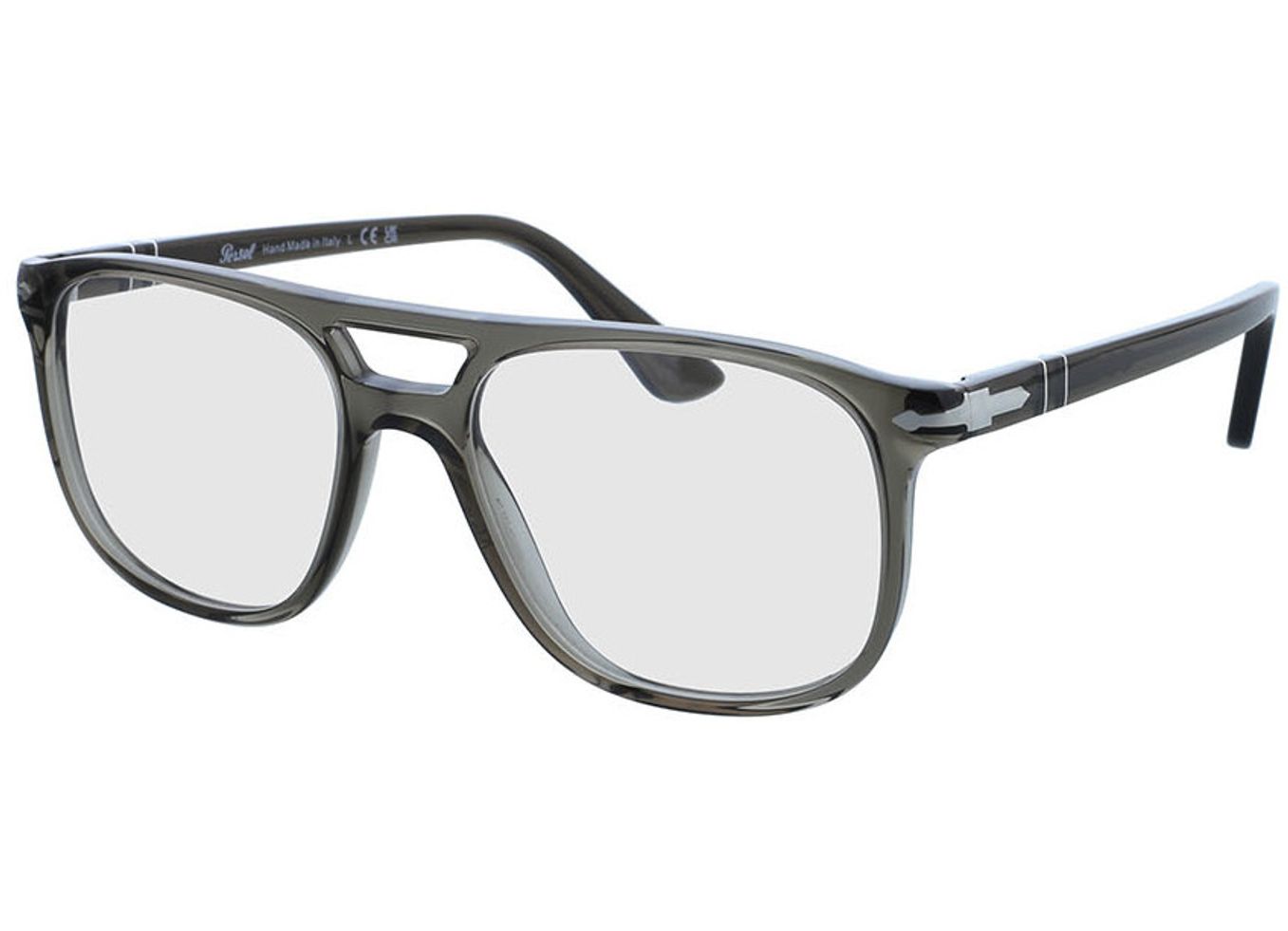 Persol Greta PO3329V 1103 54-18 Brillengestell inkl. Gläser, Damen/Herren, Vollrand, Pilot von Persol