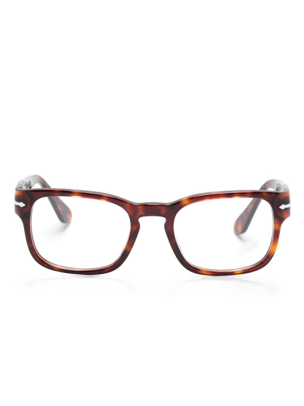 Persol PO3334V Brille mit eckigem Gestell - Braun von Persol