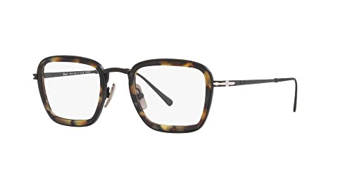 Persol PO5013VT Runde Brillenrahmen für verschreibungspflichtige Brillen, Schwarz, 47mm von Persol