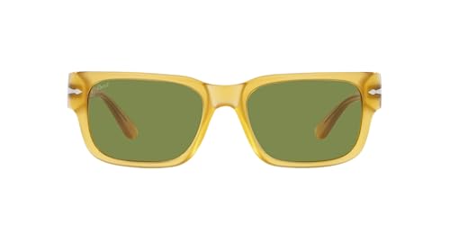 Persol Sonnenbrille PO3315S 204/4E Herren Farbe Gelb Glas Grün Größe 55 mm von Persol