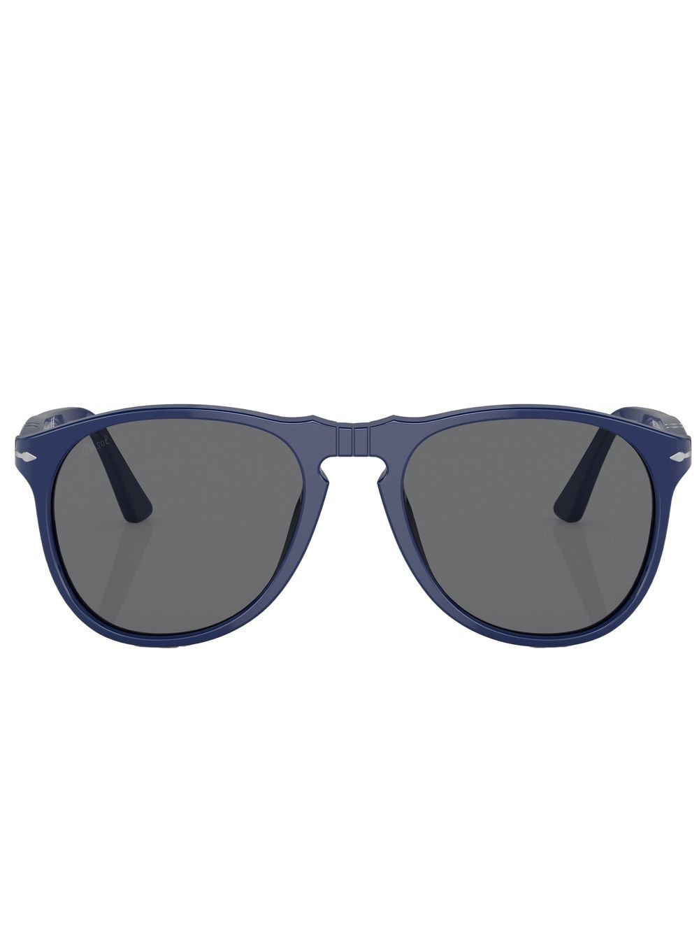 Persol Sonnenbrille mit rundem Gestell - Blau von Persol