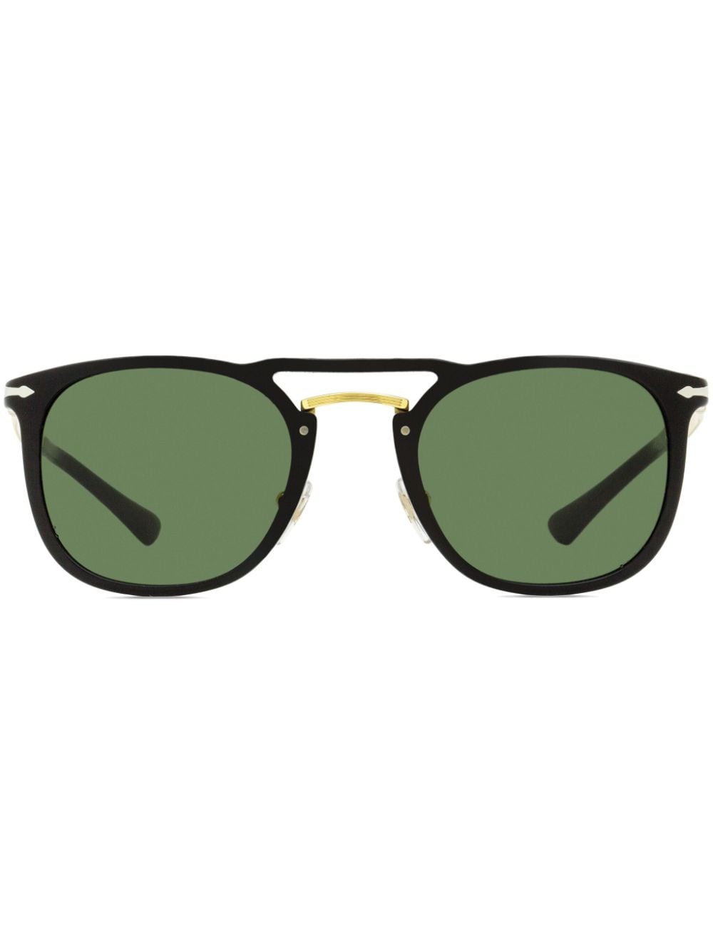 Persol Sonnenbrille mit rundem Gestell - Schwarz von Persol