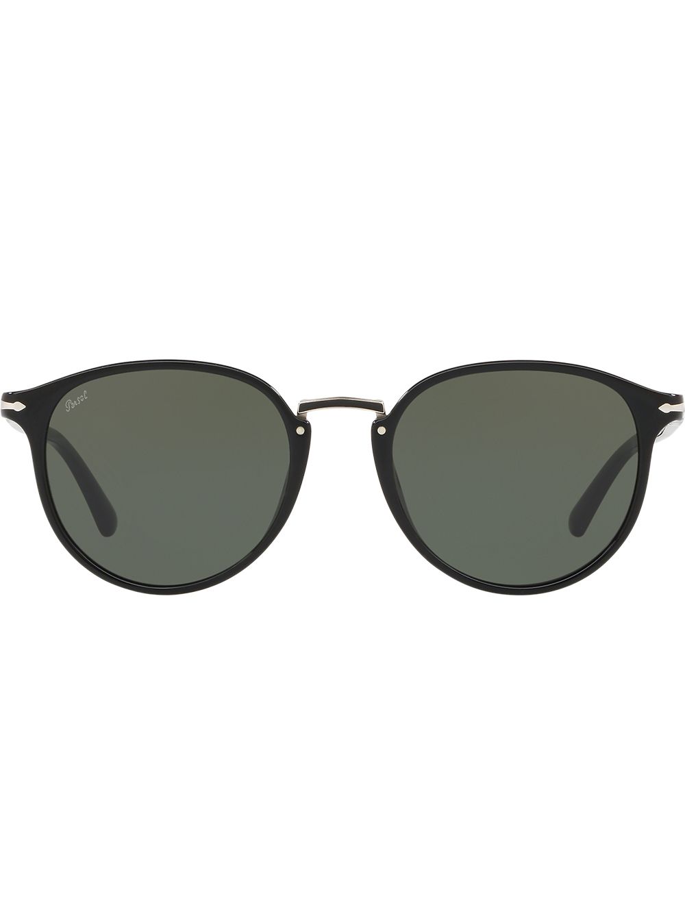 Persol Sonnenbrille mit runden Gläsern - Schwarz von Persol