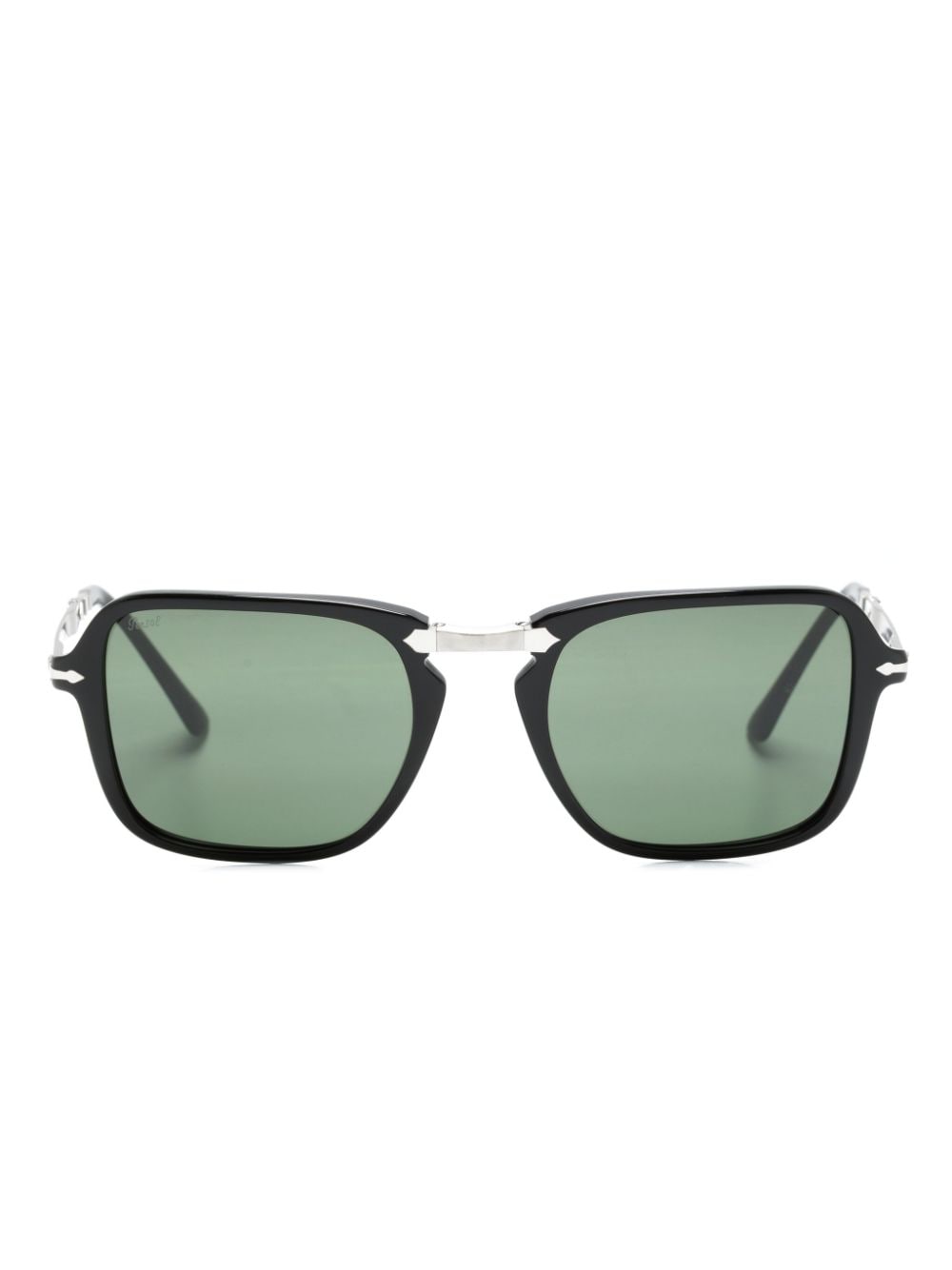 Persol Sonnenbrille mit eckigem Gestell - Schwarz von Persol