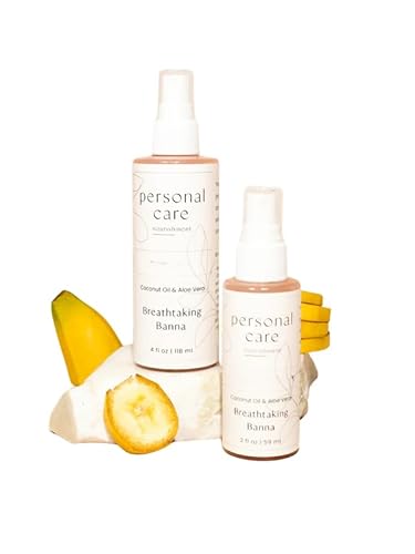Banana Flavored Feminine Body Spray - Edible-Safe Hydrating Mist für Frische, Balance & Daily Comfort (2 FL OZ.) von Personal Care Nourishment