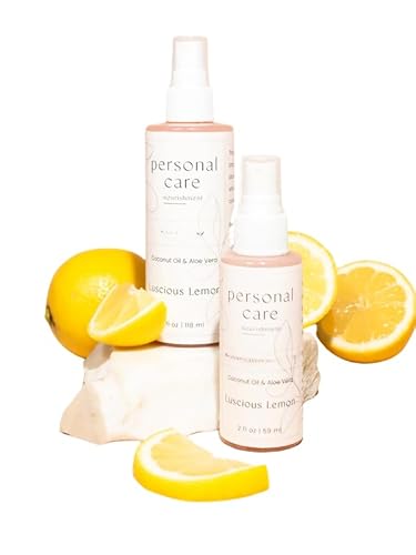 Lemon Flavored Feminine Body Spray - Edible-Safe Hydrating Mist for Freshness, Balance & Daily Comfort (2 FL OZ.) von Personal Care Nourishment