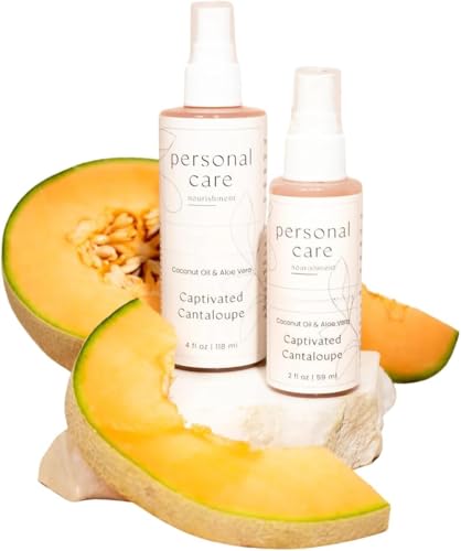 Melon Flavored Feminine Body Spray - Edible-Safe Hydrating Mist für Frische, Balance & Daily Comfort (4 Fl. oz.) von Personal Care Nourishment