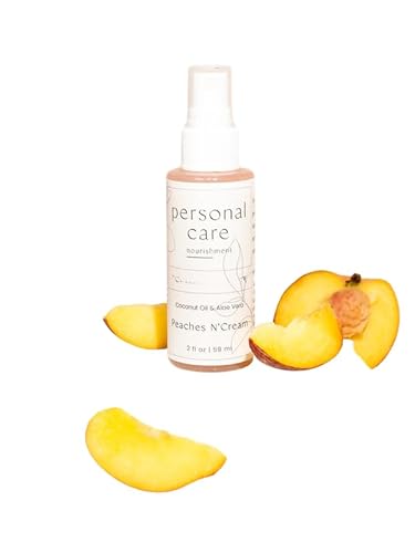 Peach Flavored Feminine Body Spray - Edible-Safe Hydrating Mist for Freshness, Balance & Daily Comfort (2 FL OZ.) von Personal Care Nourishment
