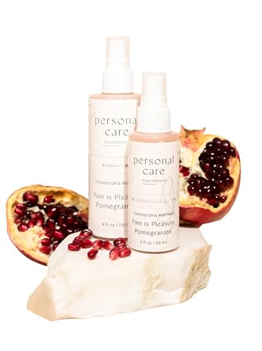 Pomegranate Flavored Feminine Body Spray - Edible-Safe Hydrating Mist für Frische, Balance & Daily Comfort (4 FL. OZ.) von Personal Care Nourishment