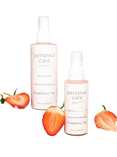 Strawberry Flavored Feminine Body Spray - Edible-Safe Hydrating Mist für Frische, Balance & Daily Comfort (4 FL. OZ.) von Personal Care Nourishment