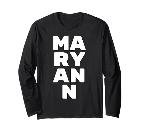 Maryann Personalized Retro Girls Custom Maryann Name Langarmshirt von Personal Gift For Women Gift For ABIGAIL