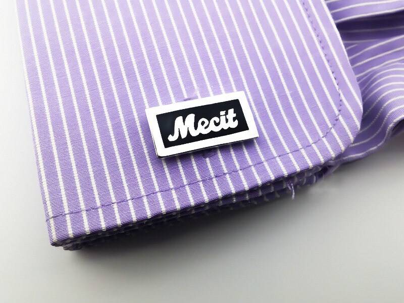 Die Initialen Sind Gehäkelt Aus Echtem Silber 925 von PersonalCufflinks