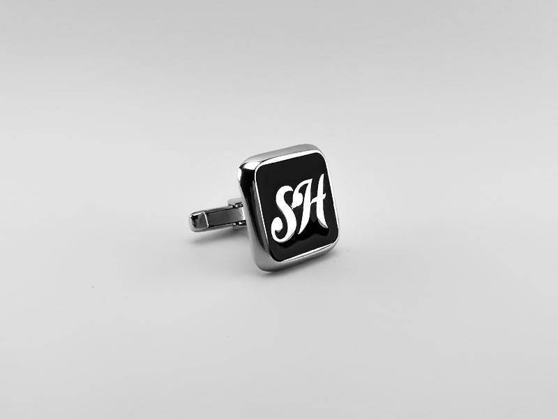 Personalisiert Manschettenknöpfe, 925 Silber Bräutigam Hochzeit, Trauzeugen Geschenk von PersonalCufflinks