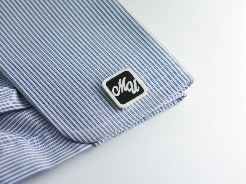 Personalisierte Sterling Silber Bräutigam Manschettenknöpfe - Geschenk Zur Hochzeit von PersonalCufflinks