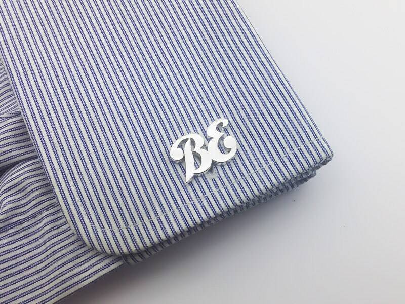 Initial Manschettenknöpfe - Buchstaben von PersonalCufflinks